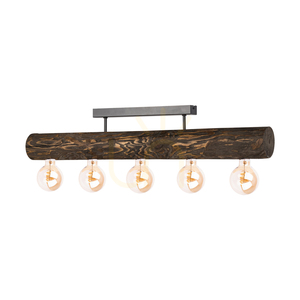 Lampa Sufitowa Core Orzech/Czarny 5xE27 90 cm 0 Lampa Sufitowa Core Orzech/Czarny 5xE27 90 cm small 0