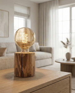 Lampa Stołowa Core Brązowy 1xE27 Ø8-12 cm 1 Lampa Stołowa Core Brązowy 1xE27 Ø8-12 cm small 1