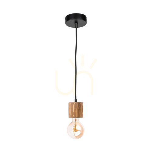 Sprawdź Lampa Wisząca Skog Brązowy/Czarny 1xE27 Ø10 cm