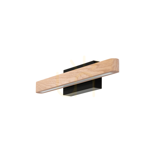 Sprawdź Kinkiet Forestier Dąb olejowany/Czarny 1xLED 7 W 40 cm
