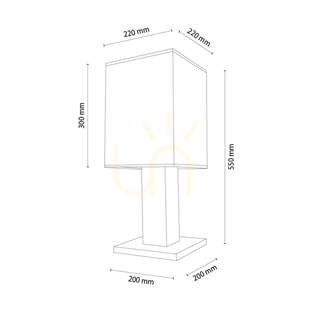 Zobacz Lampa Stołowa Nomma Dąb/Czarny Abażur Czarny 1xE27 22 cm Lampa Stołowa Nomma Dąb/Czarny Abażur Czarny 1xE27 22 cm