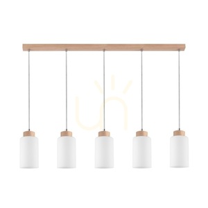 Lampa Wisząca Selva Dąb olejowany 5xE27 100 cm 0 Lampa Wisząca Selva Dąb olejowany 5xE27 100 cm small 0