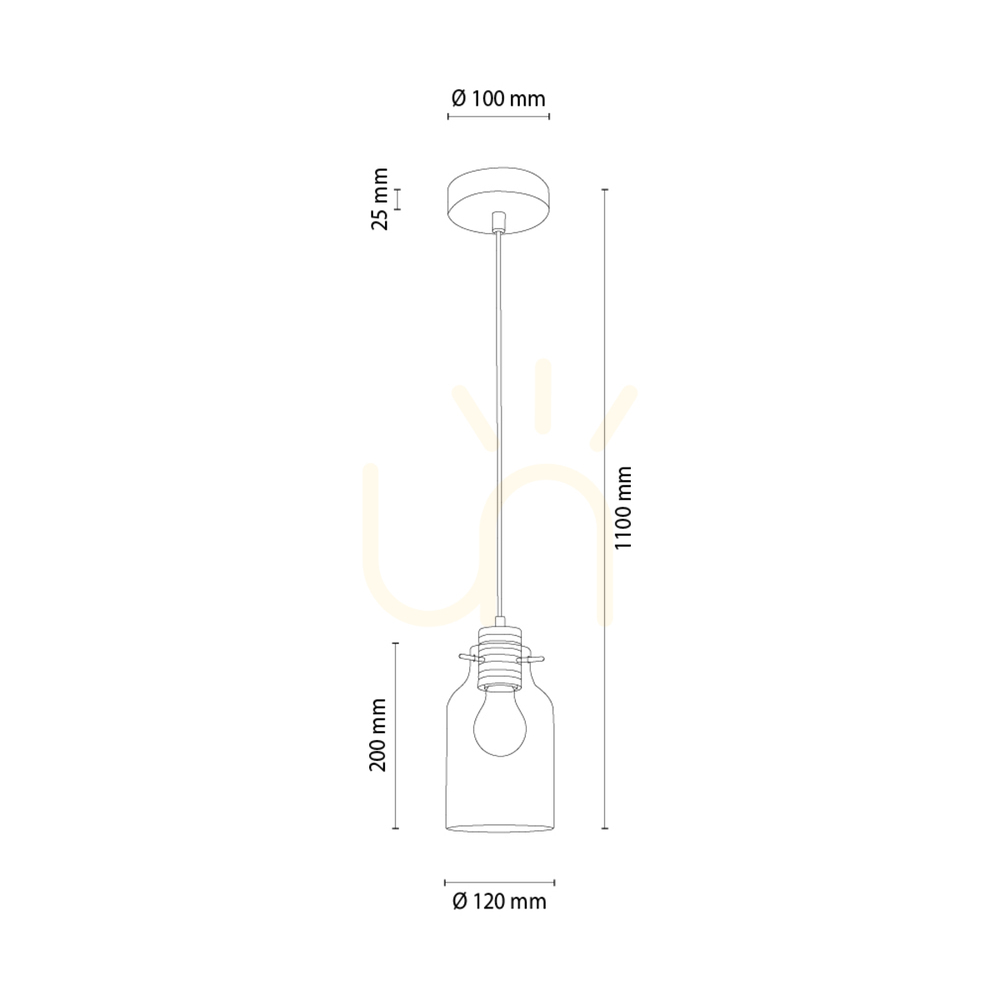 Obejrzyj Lampa Wisząca Allexa Dąb olejowany 1xE27 Ø10 cm Lampa Wisząca Allexa Dąb olejowany 1xE27 Ø10 cm
