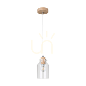 Lampa Wisząca Allexa Dąb olejowany 1xE27 Ø10 cm 0 Lampa Wisząca Allexa Dąb olejowany 1xE27 Ø10 cm small 0