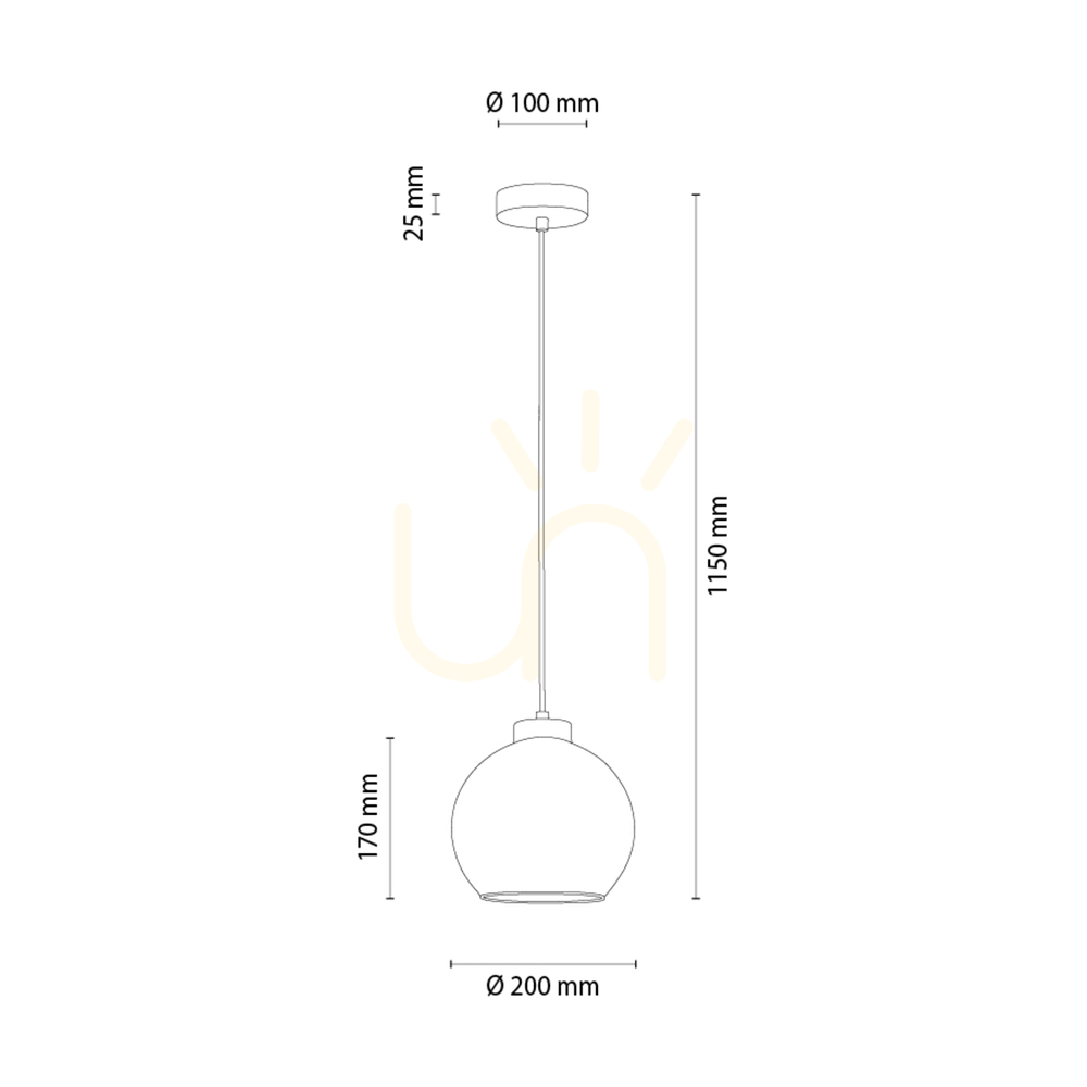 Obejrzyj Lampa Wisząca Fiorda Dąb olejowany 1xE27 Ø20 cm Lampa Wisząca Fiorda Dąb olejowany 1xE27 Ø20 cm