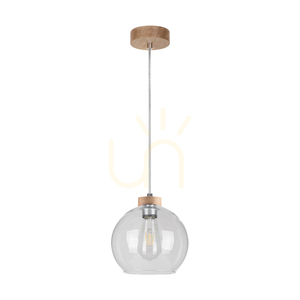 Lampa Wisząca Fiorda Dąb olejowany 1xE27 Ø20 cm 0 Lampa Wisząca Fiorda Dąb olejowany 1xE27 Ø20 cm small 0