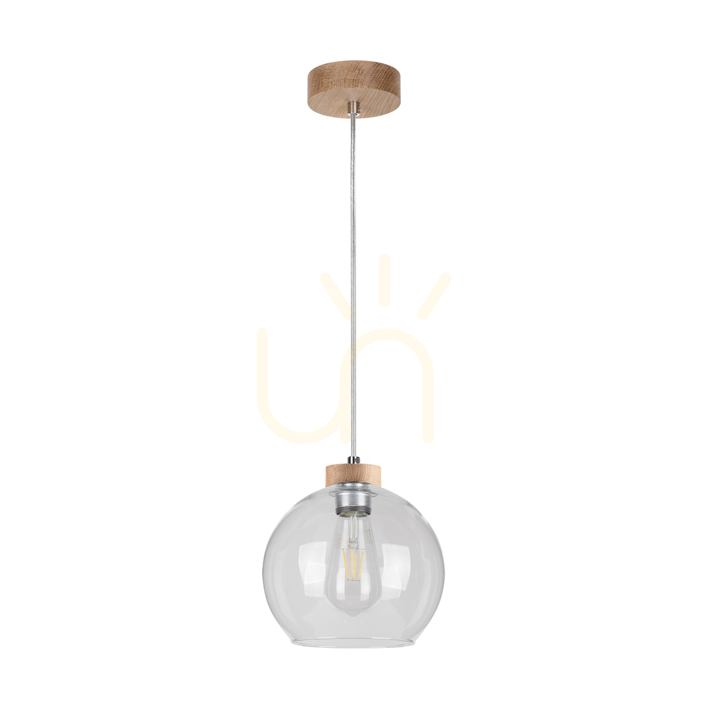 Sprawdź Lampa Wisząca Fiorda Dąb olejowany 1xE27 Ø20 cm Lampa Wisząca Fiorda Dąb olejowany 1xE27 Ø20 cm