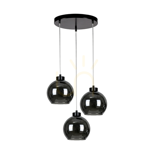 Sprawdź Lampa Wisząca Cameo Czarny 3xE27 Ø40 cm