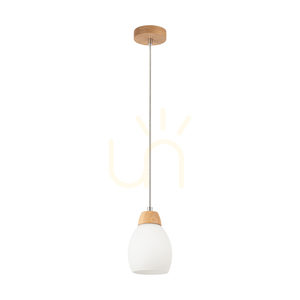 Lampa Wisząca Skaja Dąb olejowany 1xE27 Ø12 cm small 0