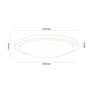 Lampa Sufitowa Vox Dąb olejowany 4xE27 Ø55 cm 1 Lampa Sufitowa Vox Dąb olejowany 4xE27 Ø55 cm small 1