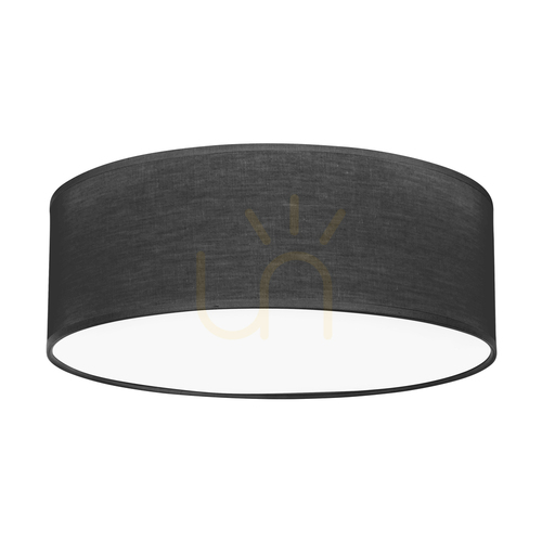 Sprawdź Lampa Sufitowa Ignis Biały Abażur Czarny 3xE27 Ø38 cm
