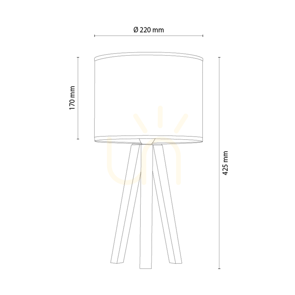 Zobacz Lampa Stołowa Solea Dąb olejowany Abażur Biały 1xE27 Ø22 cm Lampa Stołowa Solea Dąb olejowany Abażur Biały 1xE27 Ø22 cm