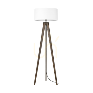 Lampa Podłogowa Solea Orzech/Czarny Abażur Biały 1xE27 Ø50 cm 0 Lampa Podłogowa Solea Orzech/Czarny Abażur Biały 1xE27 Ø50 cm small 0