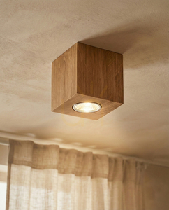 Lampa Sufitowa Pevex Dąb olejowany 1xGU10 10 cm small 1