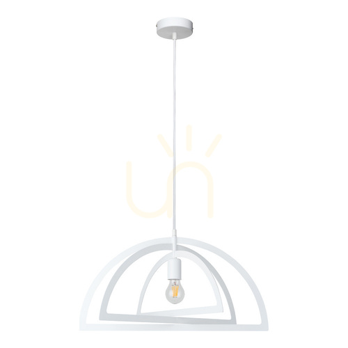 Sprawdź Lampa Wisząca Justyna 1xE27 60W Biały Ø57 cm