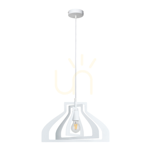 Sprawdź Lampa Wisząca Justyna 1xE27 60W Biały Ø52 cm
