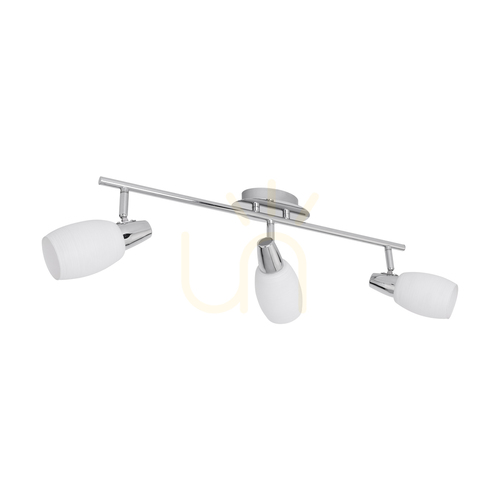 Sprawdź Lampa Sufitowa Cora 3xE14 40W Chrom/Biały 58.5 cm