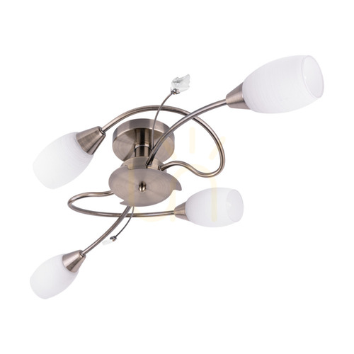 Sprawdź żyrandol Marbella 4xE14 40W Patyna/Biały 79 cm