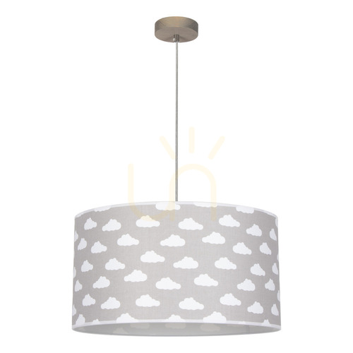 Sprawdź Lampa Wisząca Fiete 1xE27 Max.60W Sosna Bejcowana Szara/Chrom/Transparentny/Szary-Biały Ø45 cm