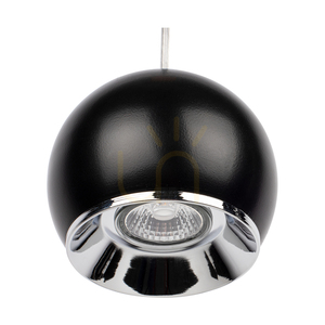 Lampa wisząca Spot Light BALL WOOD 5143374, dąb olejowany i czarny, 3×GU10, 52 cm small 2