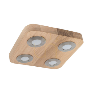 Lampa Sufitowa Sunniva Incl.4xLED 5W Dąb Olejowany/Satyna 26 cm small 1