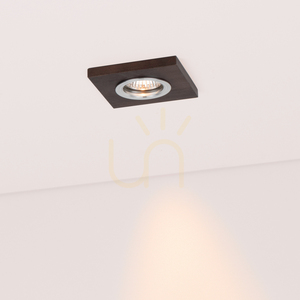 Oczko sufitowe Spot Light Vitar Wood 2515176 GU10 orzech/chrom 9,5 cm small 1