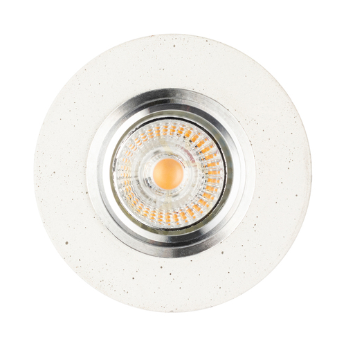 Sprawdź Lampa Sufitowa Vitar Round Incl.1xLED GU10 6W Biały/Chrom Ø10 cm