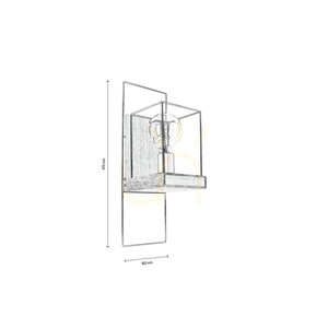Kinkiet Moroni 1xE27 Max.25W Dąb Olejowany/Czarny 16 cm small 1