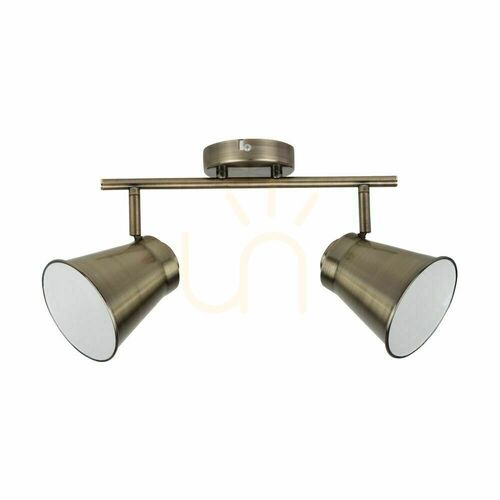Sprawdź Lampa Sufitowa Amanda 2xE27 Max.60W Patyna Metal 45 cm