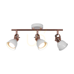 Lampa Sufitowa Anita 3xGU10 Max.50W Miedziany/Biały Metal 56.5 cm small 1