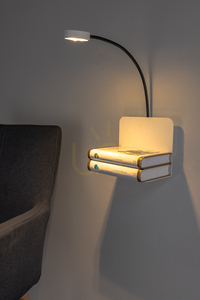 Kinkiet Arles Incl.1xLED 3000K 3W Biały/Czarny Metal Ø20 cm small 1