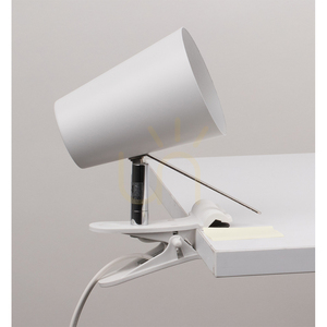 Lampa Biurkowa Z Klipsem Astrid 1xE14 Max.40W Biały Metal 18 cm small 1