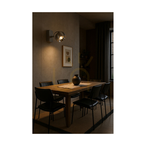 Kinkiet Ball Concrete Incl.1xGU10 LED Max.5W Szary Beton/Satyna Metal 22 cm small 1