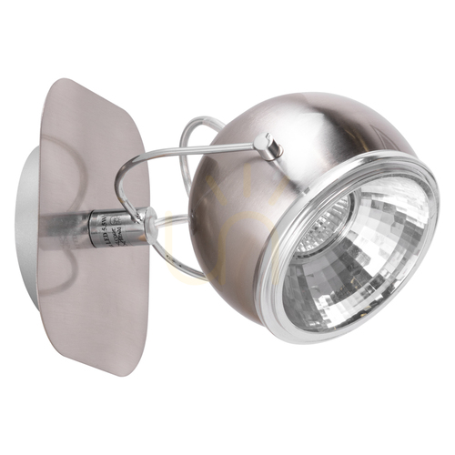 Sprawdź Kinkiet Ball Incl.1xGU10 LED Max.6W Satyna Metal 20 cm