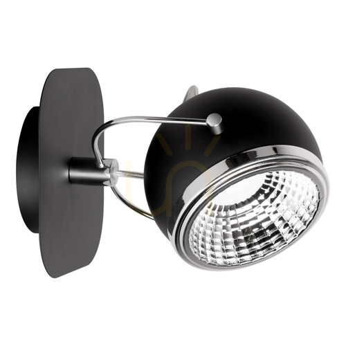 Sprawdź Kinkiet Ball Incl.1xGU10 LED Max.6W Czarny Metal 20 cm