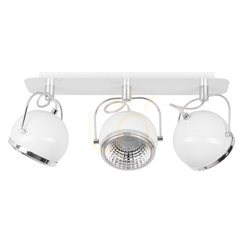Sprawdź Lampa Sufitowa Ball Incl.3xGU10 LED Max.6W Biały Metal 42 cm