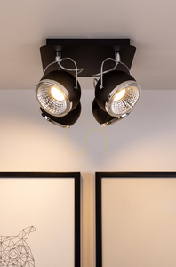 Lampa Sufitowa Ball Incl.4xGU10 LED Max.6W Czarny Metal 26 cm small 3