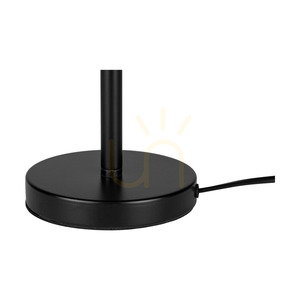 Lampa Stołowa Cadre 1xE27 Max.25W Czarny Metal/Czarny Kabel PVC/Czarny Abażur 30 cm small 3