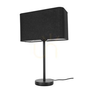 Lampa Stołowa Cadre 1xE27 Max.25W Czarny Metal/Czarny Kabel PVC/Czarny Abażur 30 cm small 0