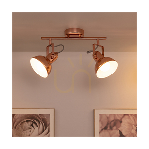 Lampa Sufitowa Edit 2xE27 Max.60W Miedziany Metal 39.5 cm small 2