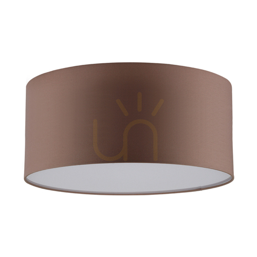 Sprawdź Lampa Sufitowa Josefina 1xLED 2700K 13W Biały Metal/Brązowy Abażur Ø28 cm