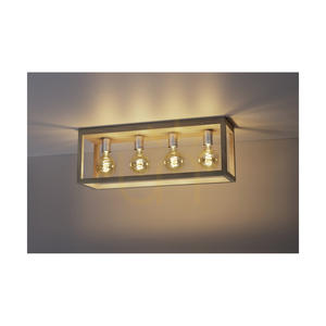 Lampa Sufitowa Kago 4xE27 Max.60W Dąb Olejowany/Chrom Metal 68 cm small 1