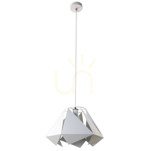 Lampa Wisząca Kite 1xE27 Max.60W Biały Metal/Biały Kabel PVC Ø38 cm small 0