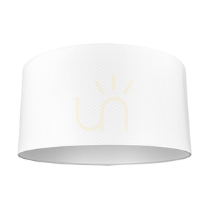 Lampa Podłogowa Leila 1xE27 Max.60W Chrom Metal/Transparentny Kabel PVC/Abażur z Papieru i PCV z Wzorem w Kropki Ø50 cm small 2