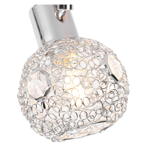 Lampa Sufitowa Lena 2xG9 Max.28W Chrom/Transparentny Metal 29.5 cm small 2