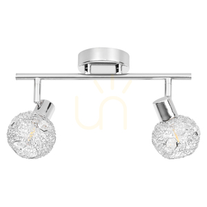 Lampa Sufitowa Lena 2xG9 Max.28W Chrom/Transparentny Metal 29.5 cm small 0