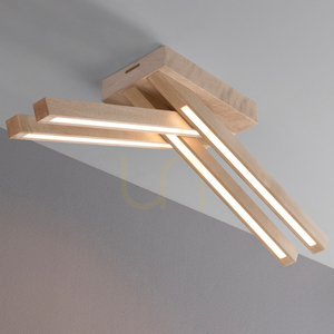 Lampa Sufitowa Linus Crossed 4xLED 3000K 18W Brzoza 53 cm small 1