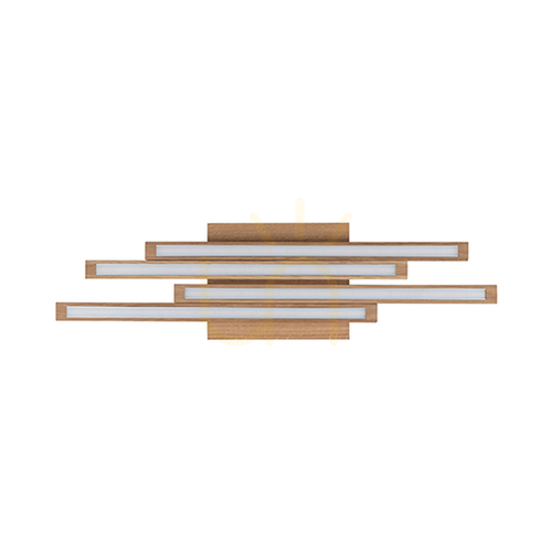 Sprawdź Lampa Sufitowa Linus Straight 4xLED 3000K 24W Dąb Olejowany 59 cm
