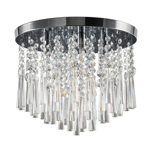 Sprawdź Lampa Sufitowa Luxoria Incl.4xG9 Max.3W Chrom Metal/Transparentne Kryształki Ø35 cm