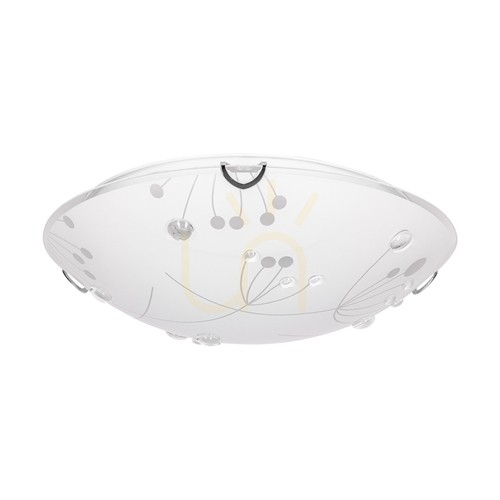 Sprawdź Lampa Sufitowa Maryland 1xLED 2700K 30W Chrom Metal/Biały Szklany Klosz Ø50 cm